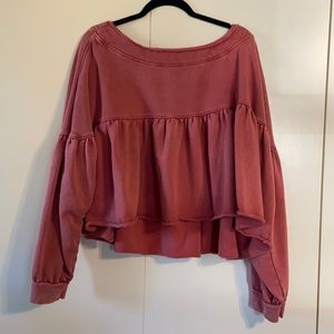Free People Cropped Sweater